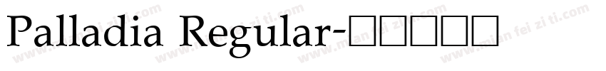 Palladia Regular字体转换